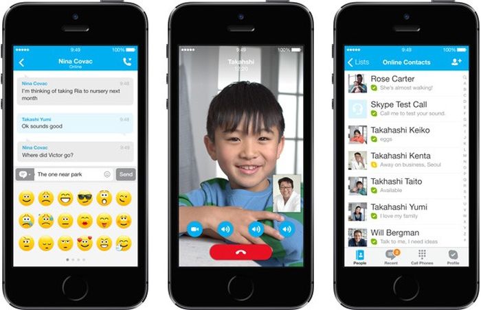 Skype app