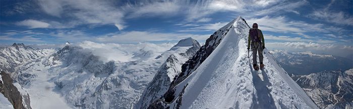 The summit of the Eiger