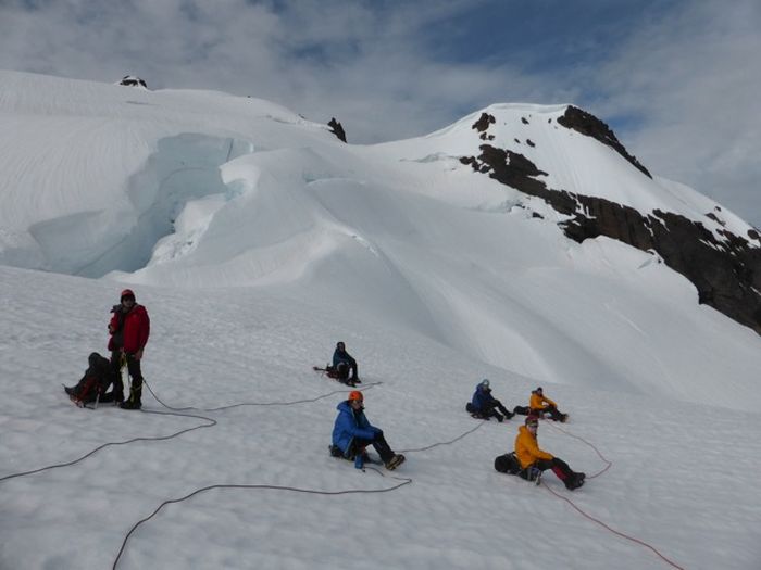 Learning mountain skills