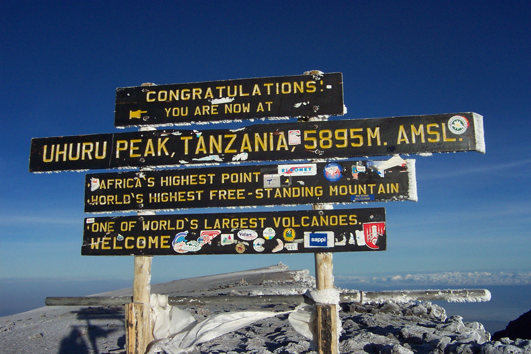 Uhuru Peak, Mount Kilimanjaro, Tanzania