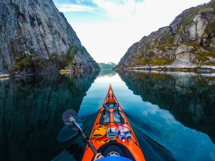 Kayaking Nærøyfjord, Norway