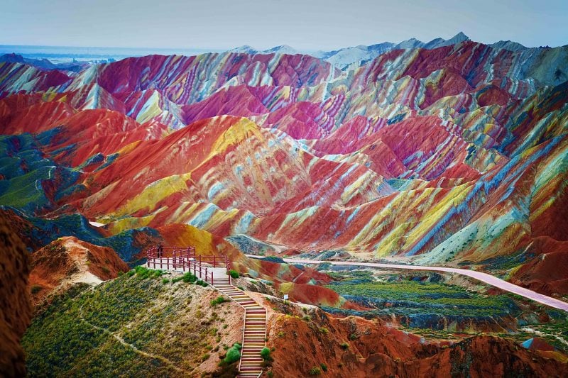 Rainbow Mountains, China