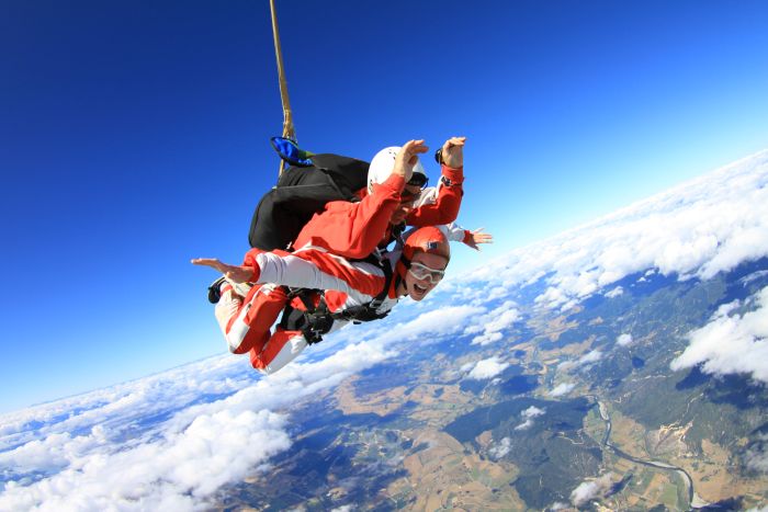 Skydiving, New Zealand