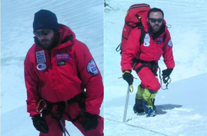 Darren Swift on Mount Everest