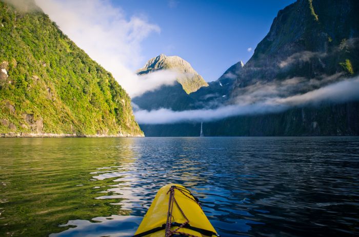 Kayaking, Milford Sound New Zealand