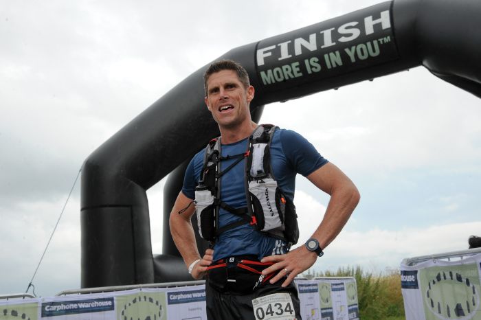 Scott Forbes after winning Race to the Stones