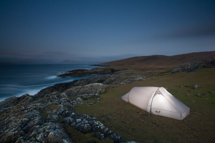 Wild camp, Scotland