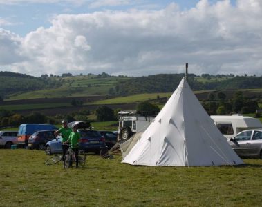 The Big Shakeout festival in Peak District countryside