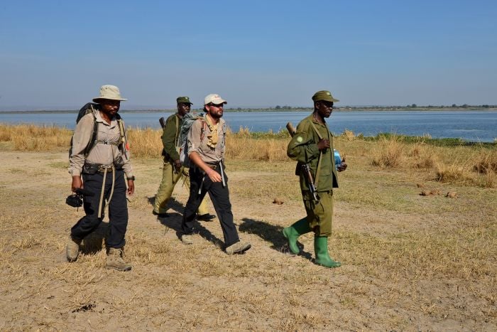 Lev and his team in Uganda