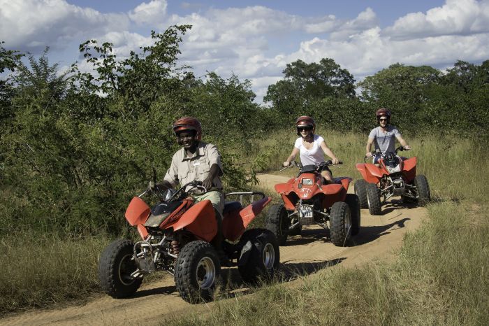 Quad biking in Zambia