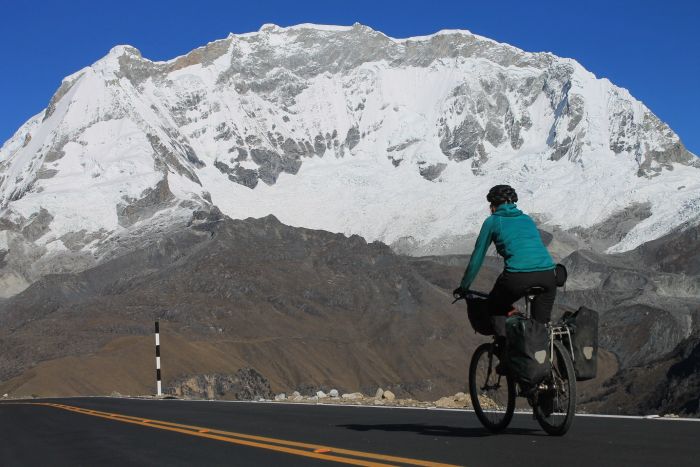 Riding past Peru's highest mountain on the Huascaran Circuit