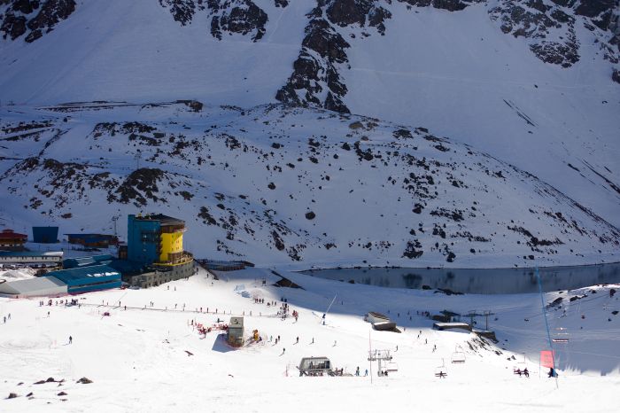 Skiing in Portillo