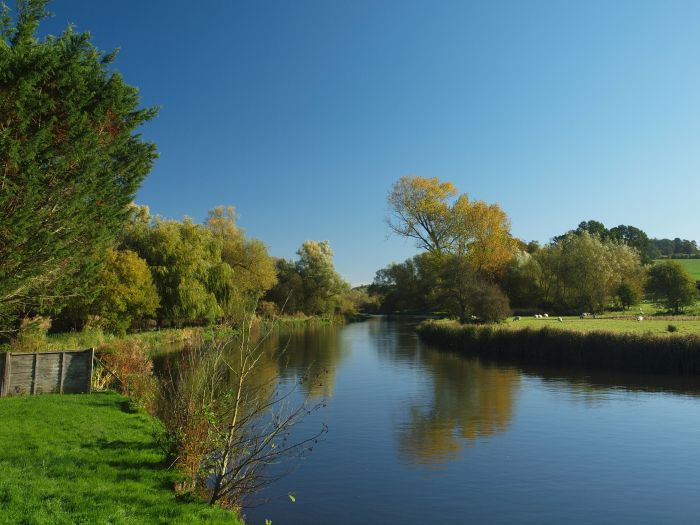 The River Avon at Upper Woodford