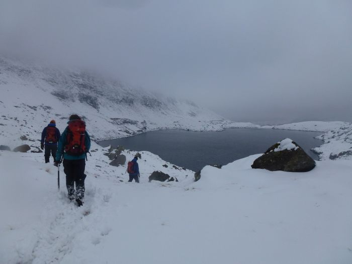 Avalanche dangers on Snowdon