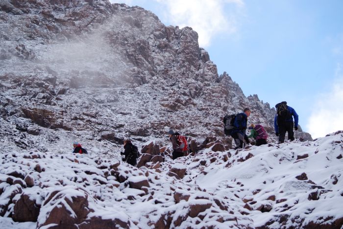 Skiing in Morocco