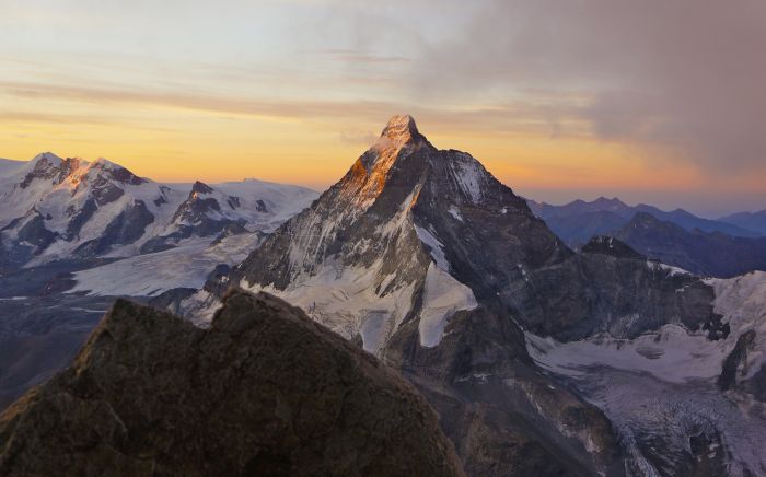 The Matterhorn at sunrise - first 4,000m peak