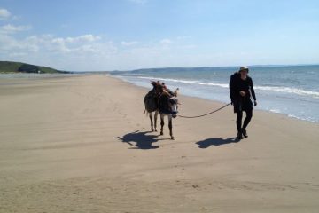 Hannah and Chico the donkey