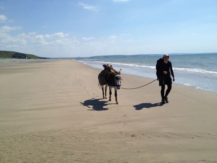 Hannah and Chico the donkey