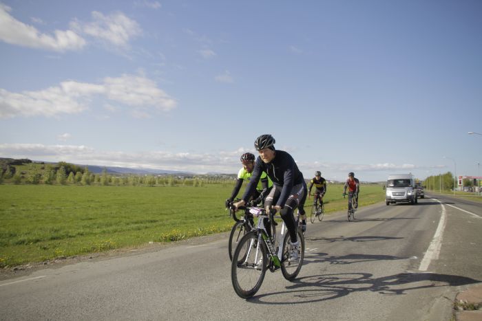 Cycling around Highway 1, Iceland