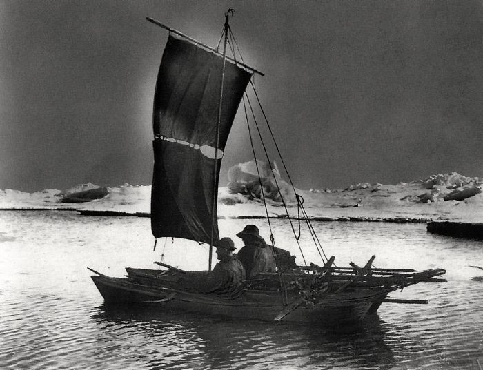 Nansen and Johansen on the Fram expedition