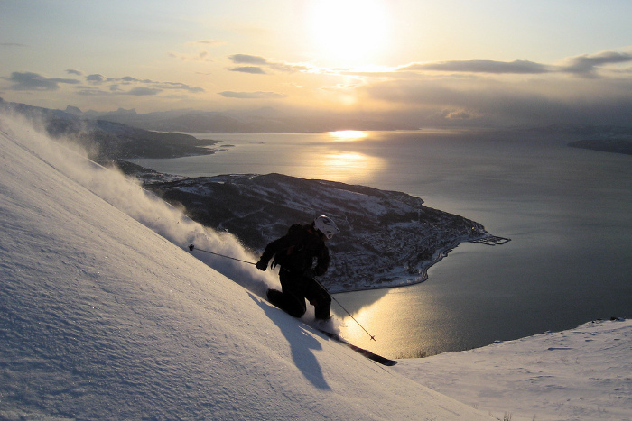 Skiing in Telemark