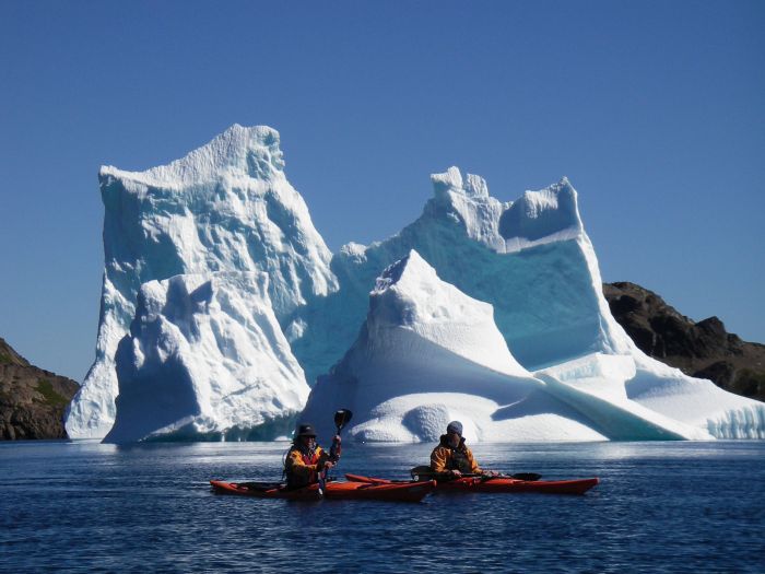 Doug Cooper sea kayaking, Cape Farewell, Greenland