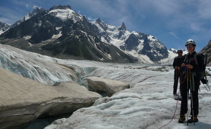 Glacier walking, Mer De Glace, Chamonix