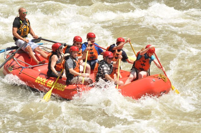 White water rafting, The Colorado River