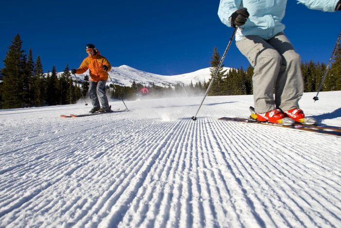 Skiing at Breckenridge, Colorado