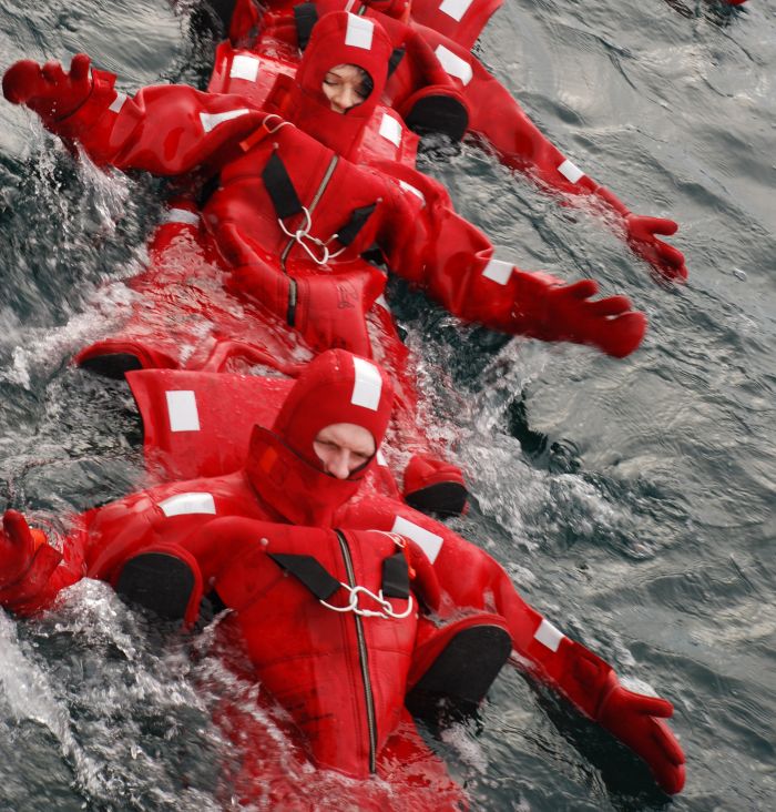 Dry suit swimming, Norway