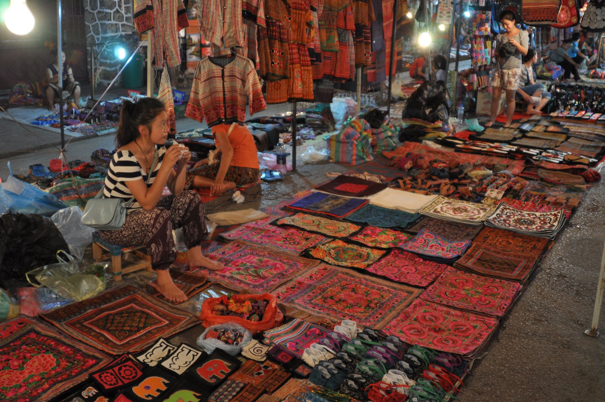 Night market, Luang Prabang, Laos