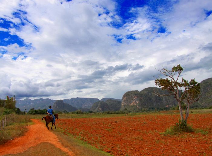 Horse riding, Viñales, Cuba