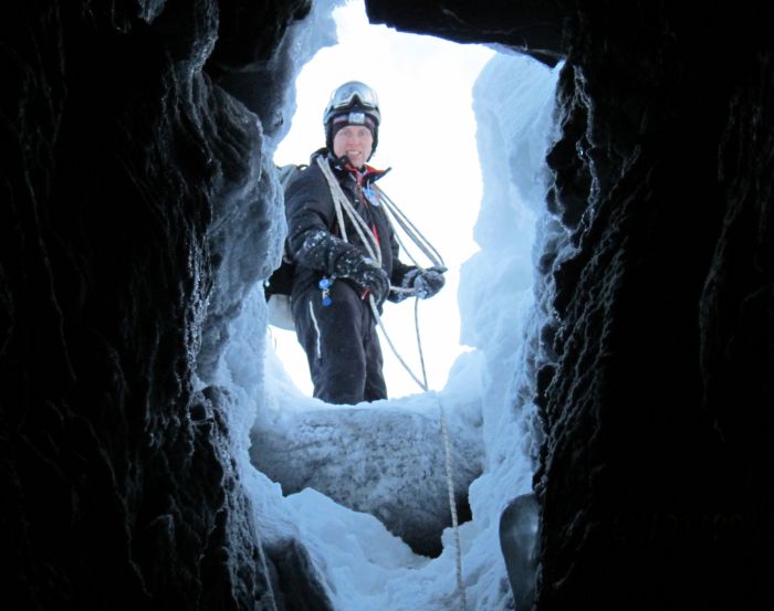 Winter caving, Sweden