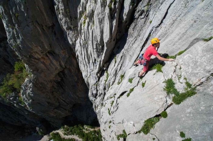 Climbing Paklenica National Park, Croatia