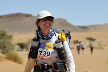 Alice Morrison in the Marathon des Sables
