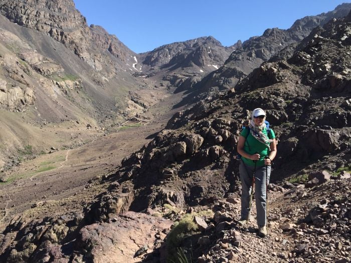 Alice Morrison Toubkal descent, Morocco