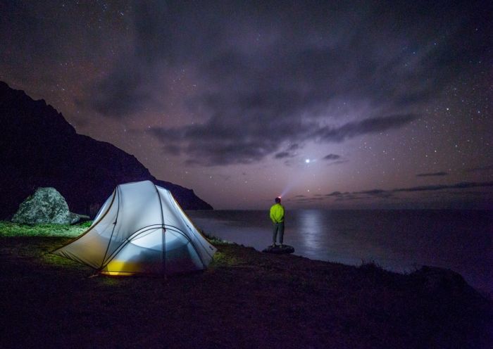 Wild camping