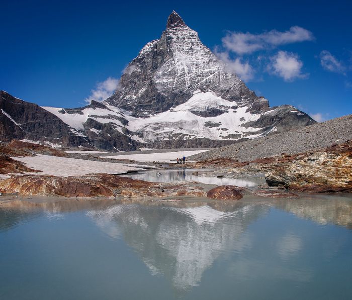 The east face of the Matterhorn
