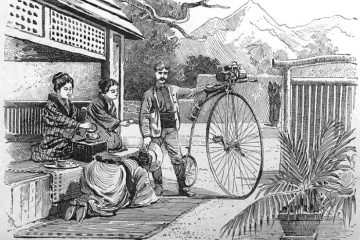 Thomas Stevens, round the world on a penny farthing