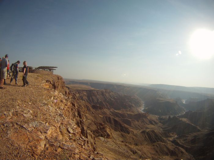 Trekking Fish River Canyon, Namibia