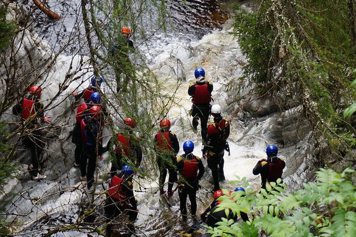 Canyoning-Bruar Falls, Scotland