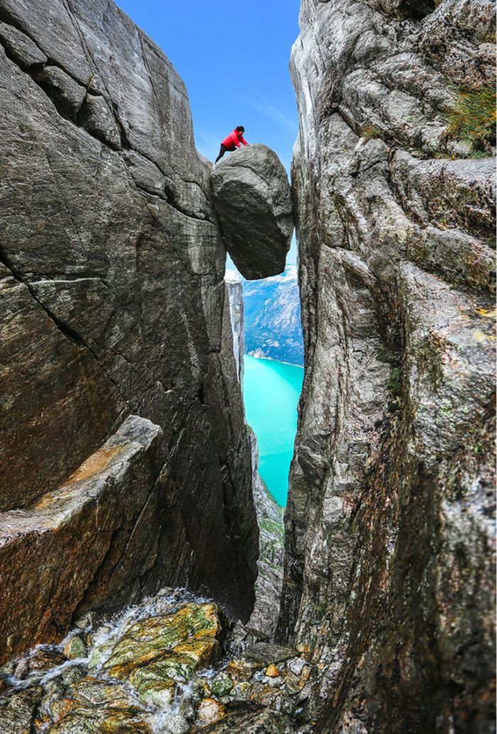 Kjeragbolten on Kjerag