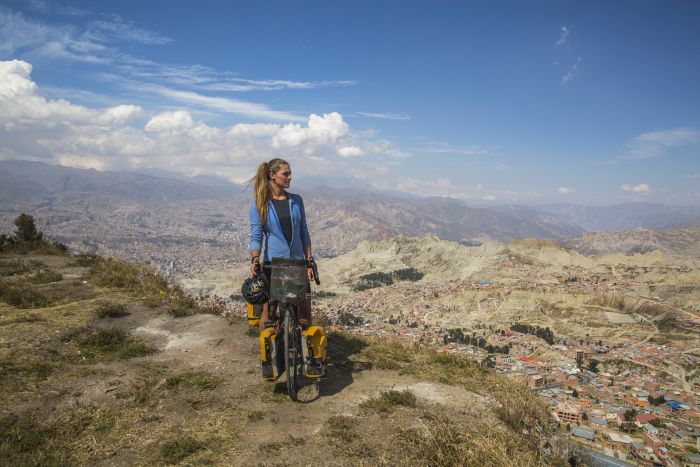 Laura Bingham, cycling South America