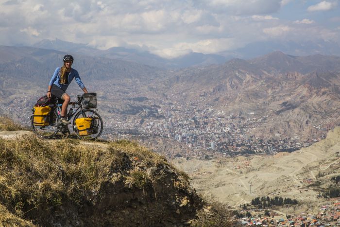 Laura Bingham, cycling South America