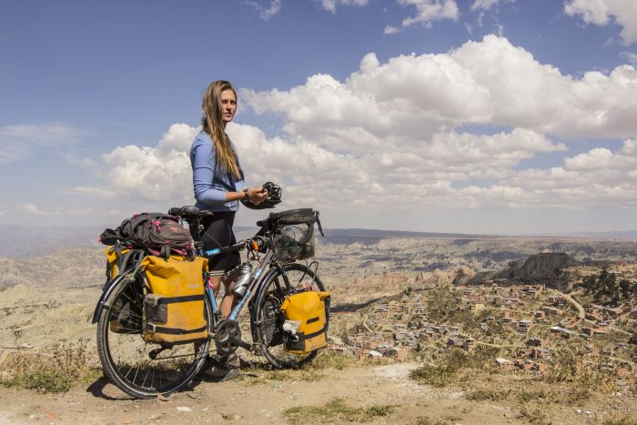 Laura Bingham, cycling South America