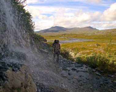 Trekking to Halti, Lapland, Finland