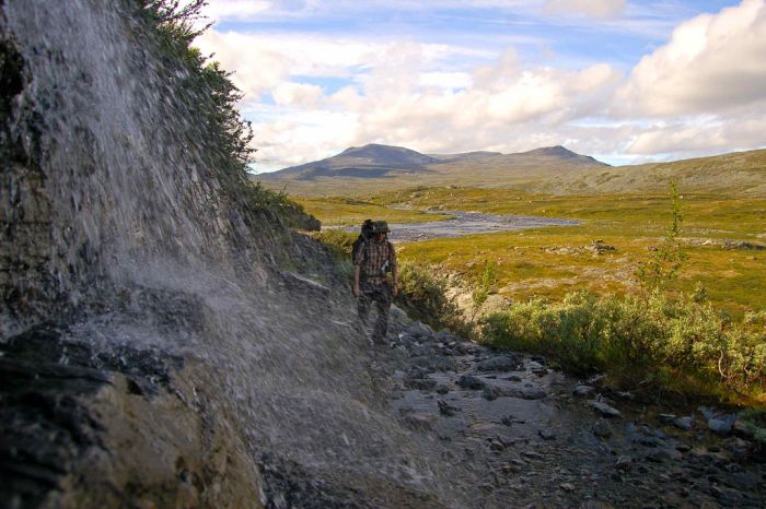 Trekking to Halti, Lapland, Finland