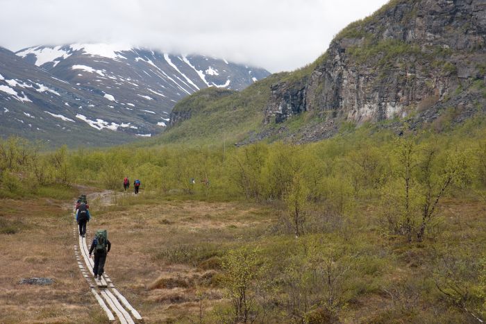 Hiking the King's Trail, Sweden