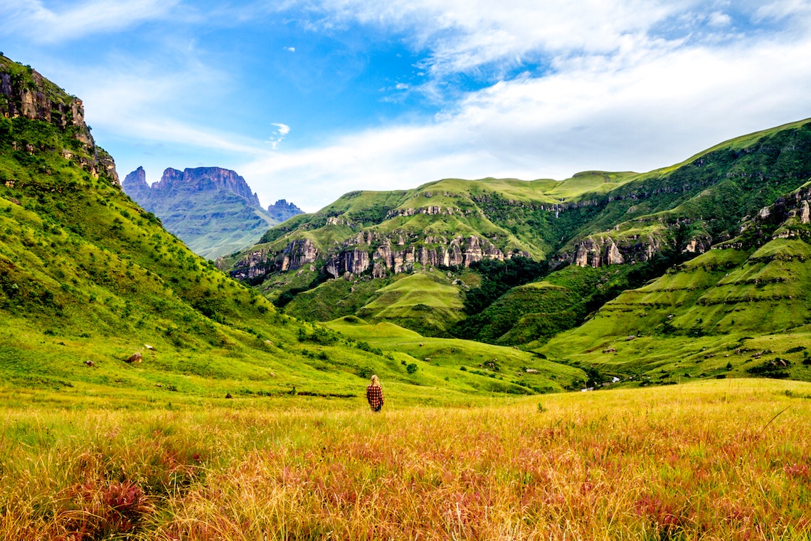 Drakensberg mountains, south africa