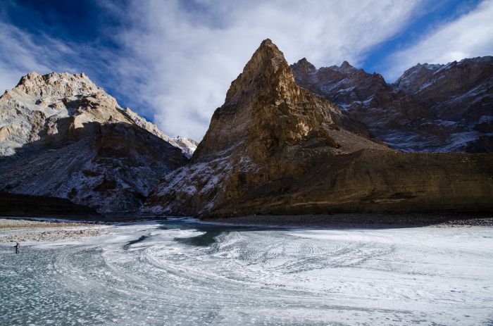 Frozen Zanskar River, Chadar Trek, Ladakh, India